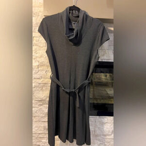 Banana Republic Medium Loose Cowl neckline belted dress Preowned